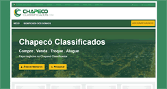 Desktop Screenshot of chapecoclassificados.com